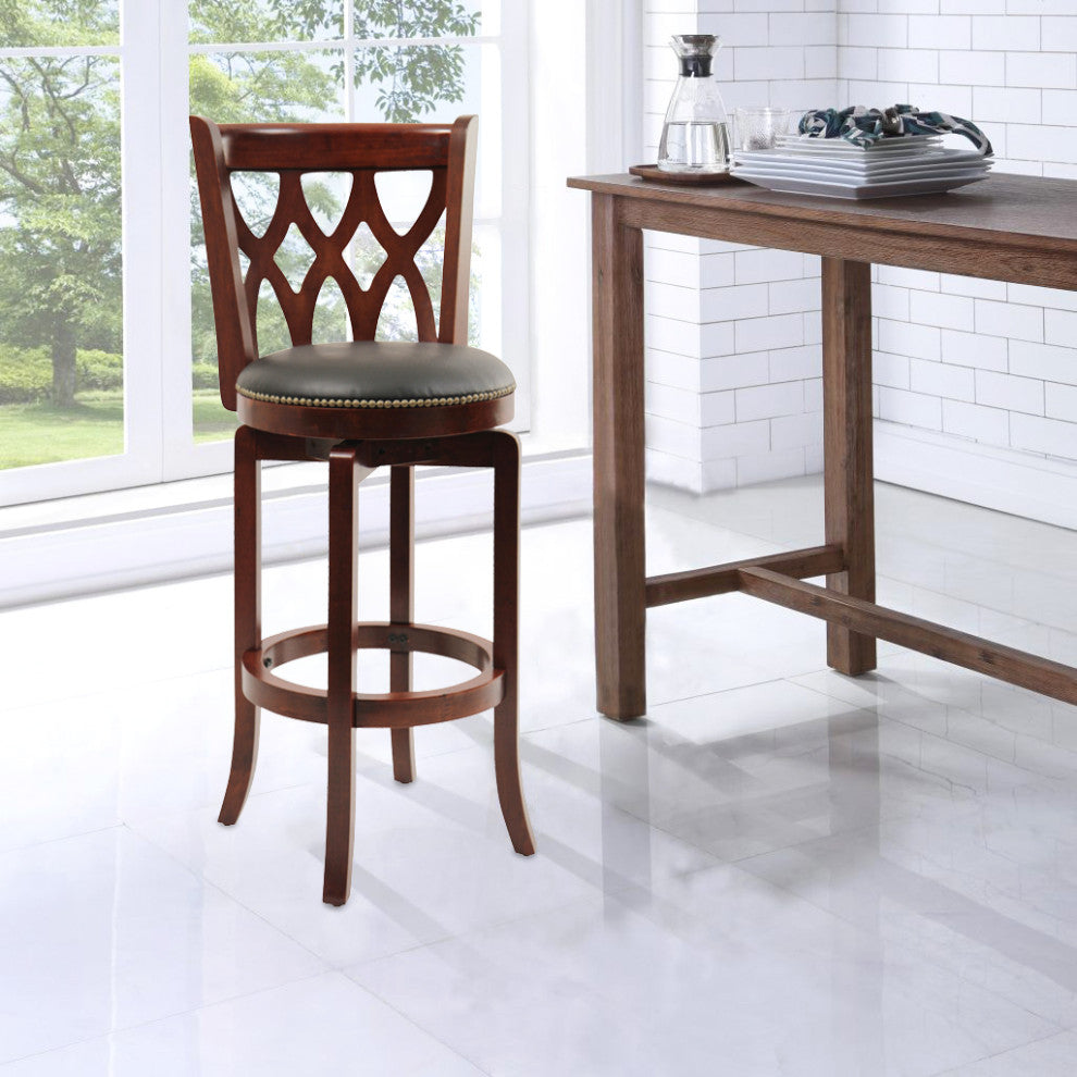 29" Cathedral swvl stool [cherry]