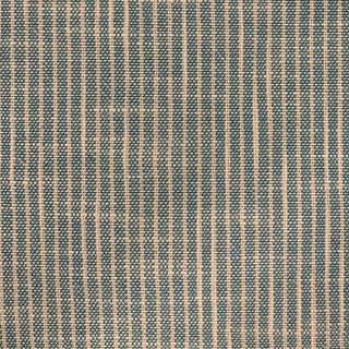 Plutus Blue Simple Stripe Luxury Throw Pillow, 16"x16"