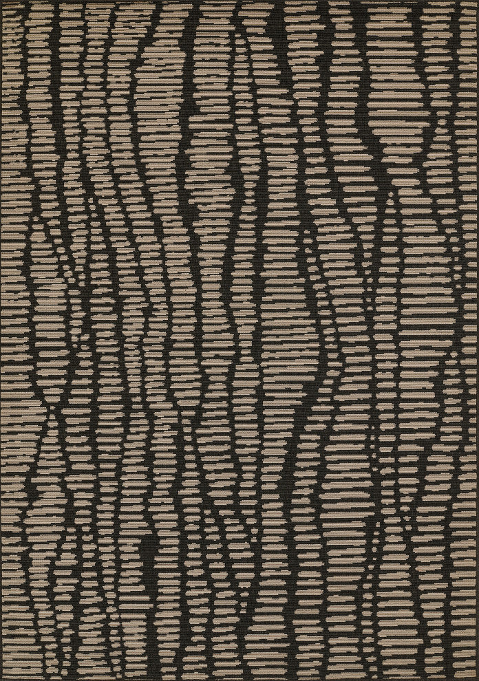 Momeni Baja Charcoal Area Rug 5'3"x7'6"