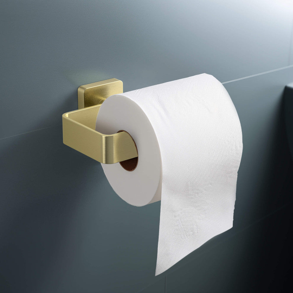 Blaze 2 Piece Bathroom Hardware Set, Brushed Gold