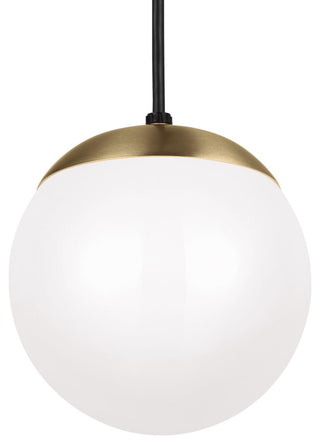 Leo 1-Light Pendant, Satin Brass
