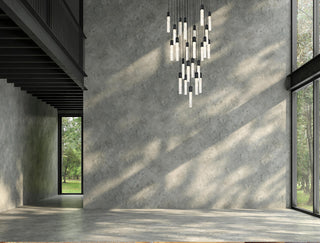 Home Living 36" Chandelier, Black