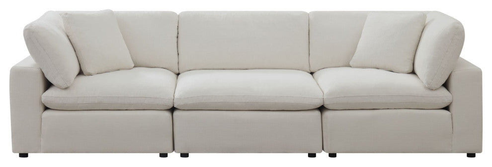 Haven Living Room Set, Beige, 3-Piece
