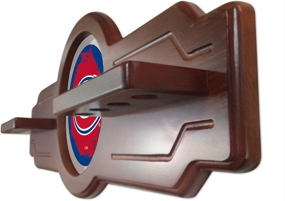 Montreal Canadiens Cue Rack, Chardonnay Finish
