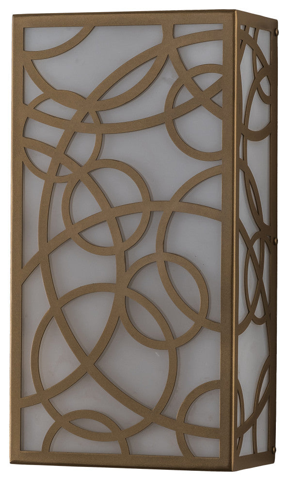 9 Wide Fizz Deco Wall Sconce