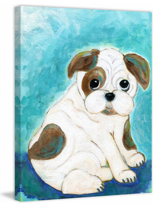 "Porkchop" Painting Print on Wrapped Canvas, 30"x39"