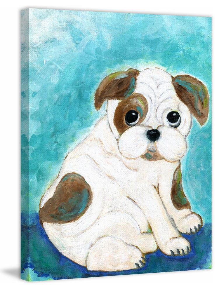 "Porkchop" Painting Print on Wrapped Canvas, 30"x39"