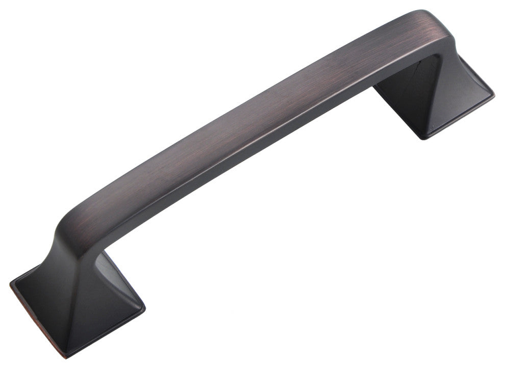 Utopia Alley Brax Cabinet Pull, Oil Rubbed Bronze, Center To Center, 3.8, 5 Pack