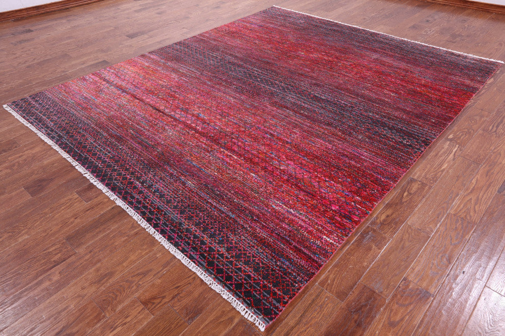 Savannah Grass Hand-Knotted Wool & Silk Rug 8' 1" X 9' 11" - Q15970