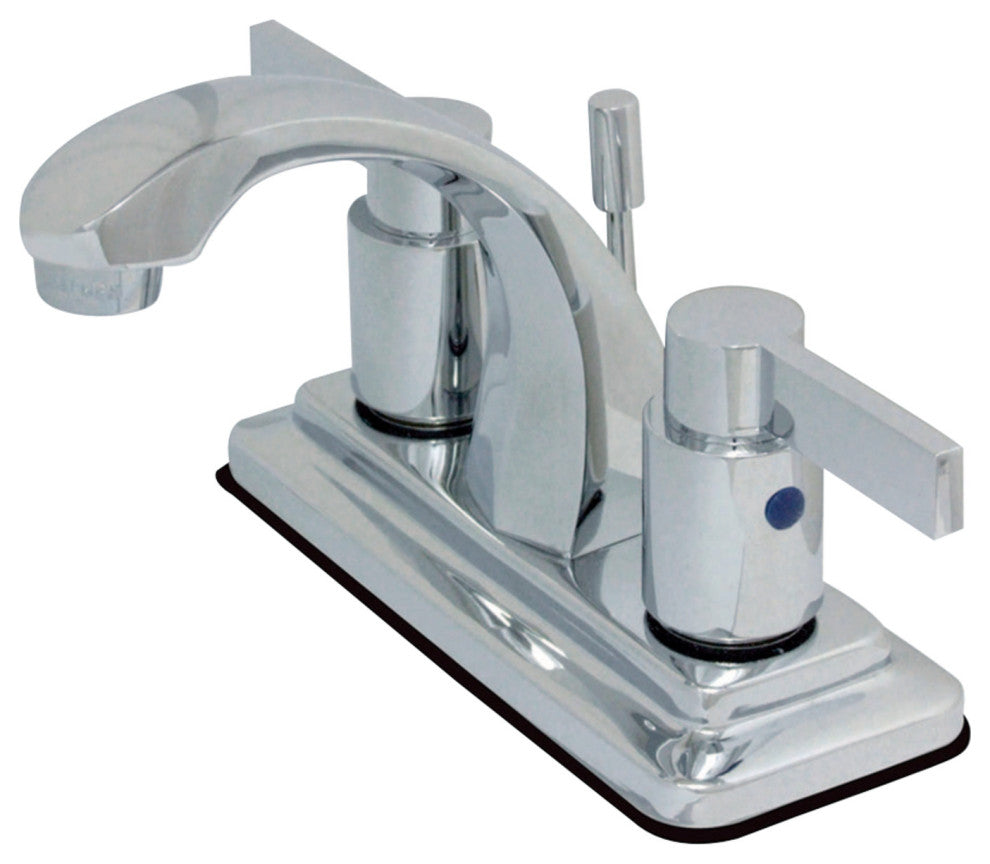 Kingston Brass 4" Centerset Bathroom Faucet, Polished Chrome
