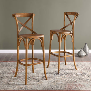 Gear Bar Stool, Walnut