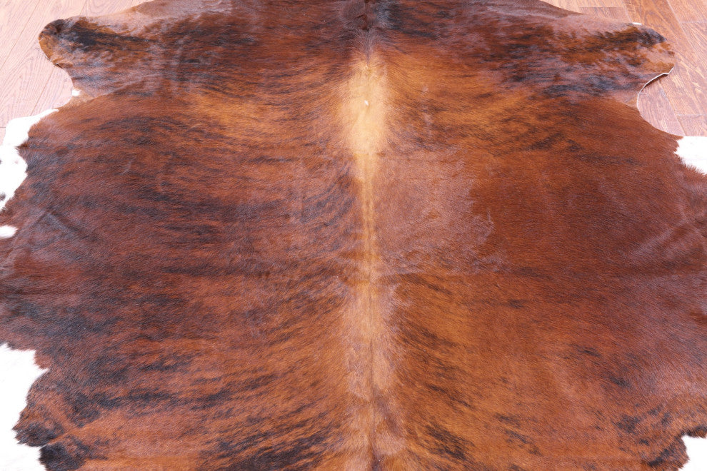 6' 4" X 5' 7" Natural Cowhide Rug C1979