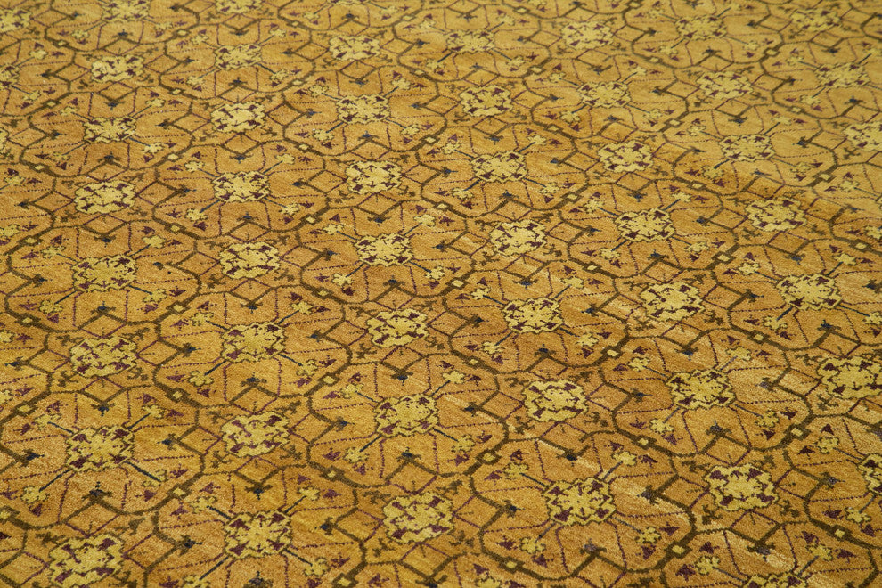 Rug N Carpet - Handmade Oriental 8' 0" x 10' 0" Unique Oushak Area Rug