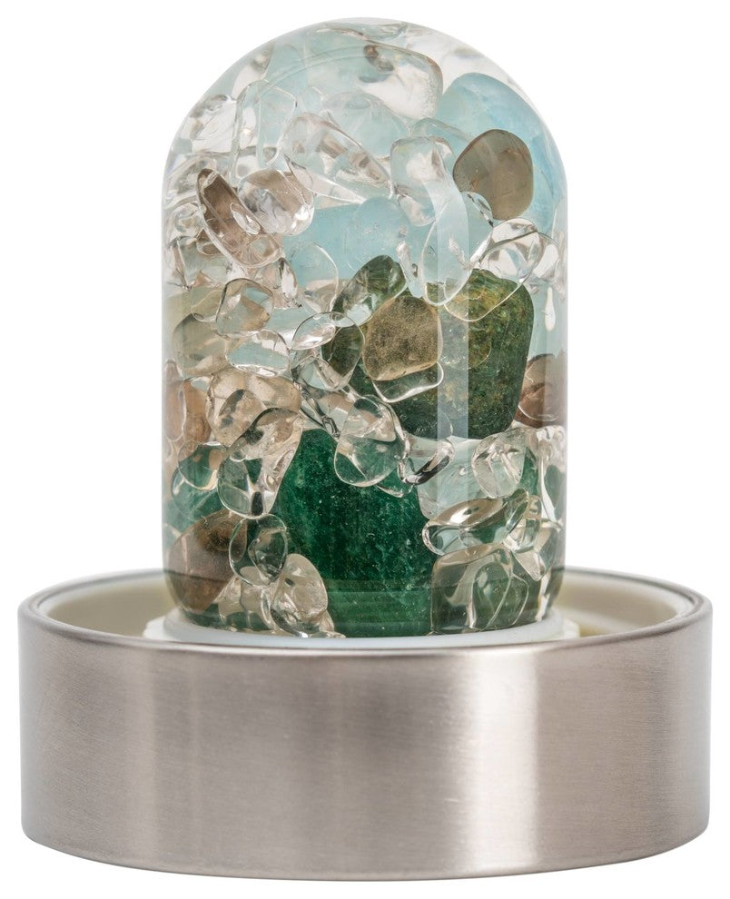 Water Bottle, VitaJuwel ViA Gemwater Bottle, White Loop Caps, Forever Young