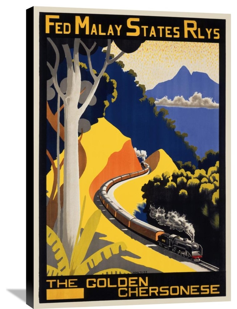 Fed Malay States Rlys, 24"X36"