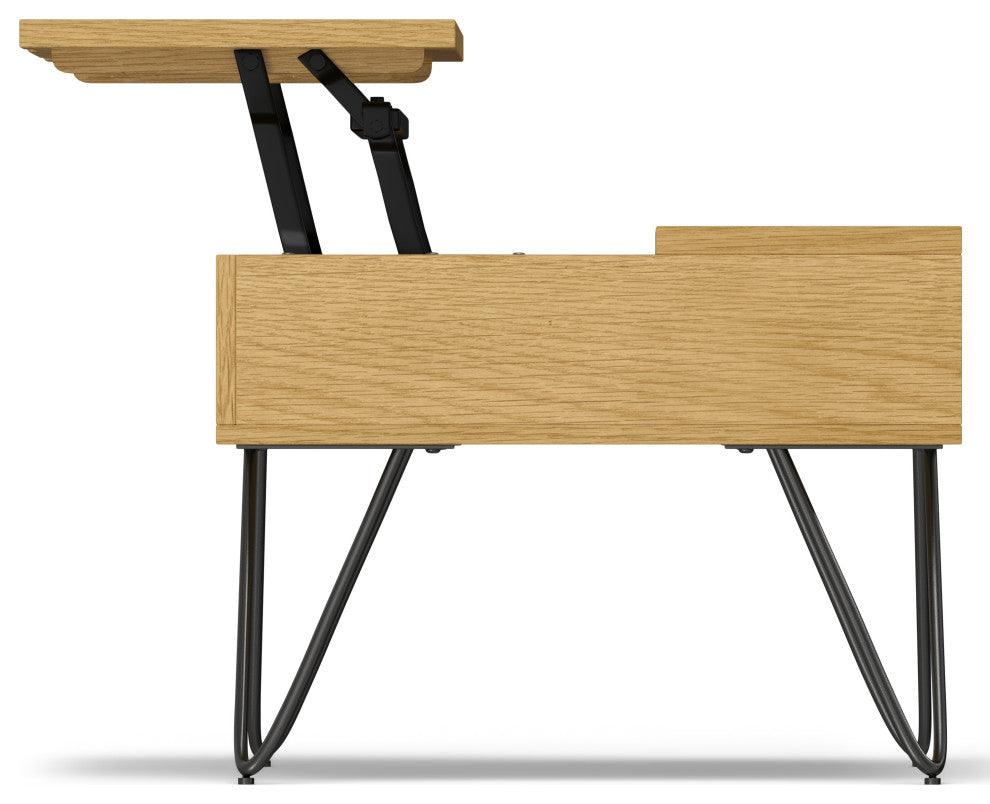 Hunter Small Lift Top Coffee Table, Oak