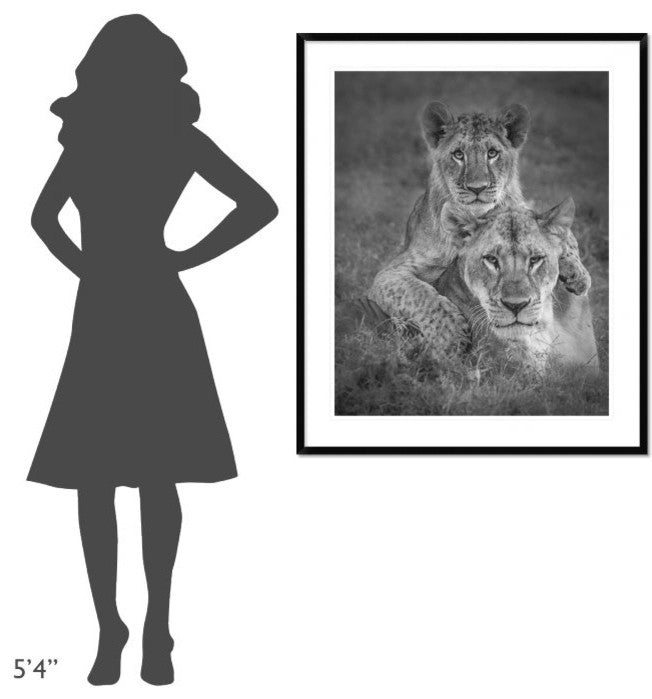 "Playtime With Mama!" Framed Digital Print by Ali Khataw, 36x43"