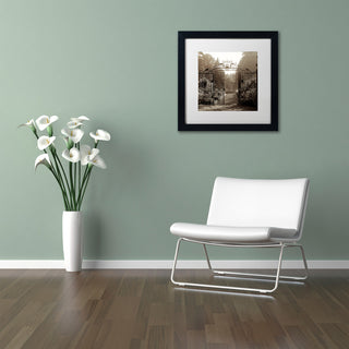 Alan Blaustein 'Hampton Gates III' Art, Black Frame, White Mat, 11x11