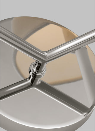 Monroe Double Sconce, Polished Nickel