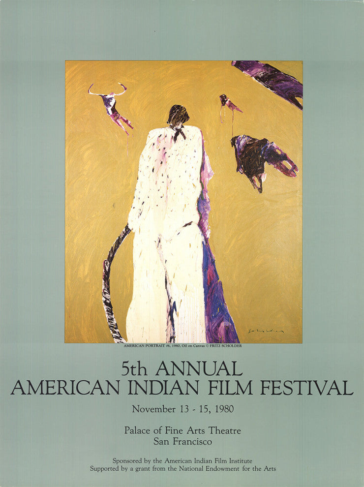 Fritz Scholder - 5th Annual American Indian Film Festival, 1980