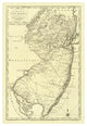 "State of New Jersey, 1795" Digital Paper Print by Mathew Carey, 22"x32"