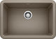 Blanco 402318 Ikon 27"x19" Granite Farmhouse Kitchen Sink, Truffle