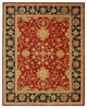 Safavieh Anatolia An517A Rug, Red/Navy, 8'0"x8'0" Round