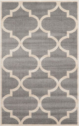Rug Unique Loom Trellis Gray Rectangular 5' 0 x 8' 0