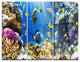 "Fish in Coral Reef" Photography Metal Wall Art, 3 Panels, 36"x28"