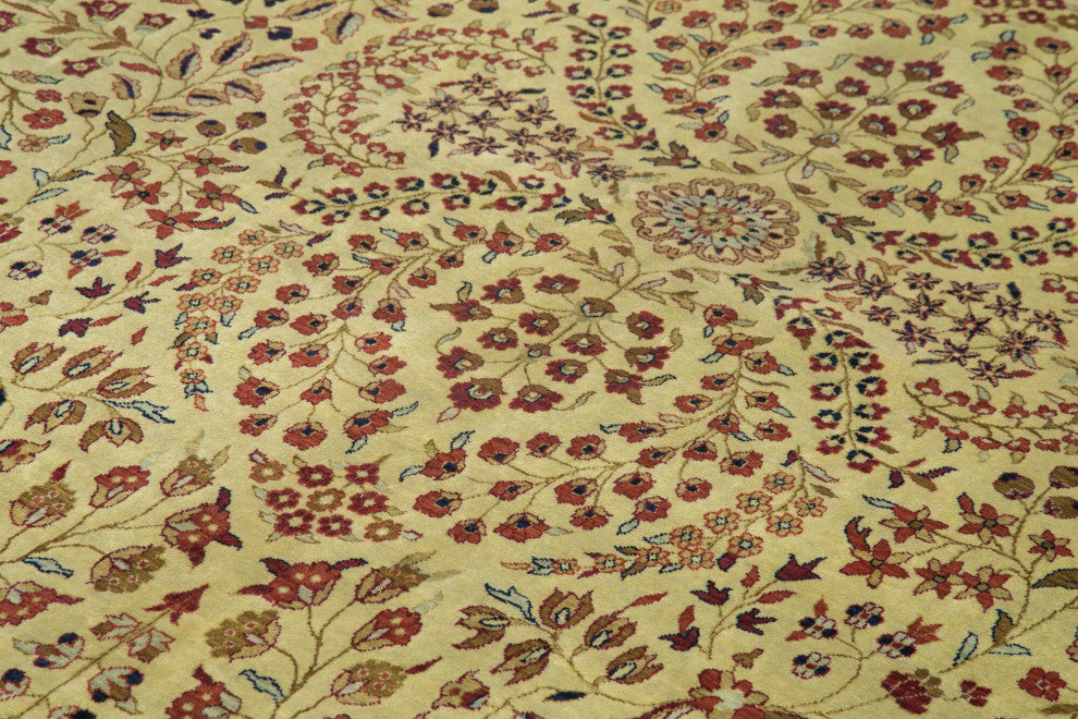 Rug N Carpet - Handmade Oriental 8' 8" x 11' 8" Large Oushak Area Rug