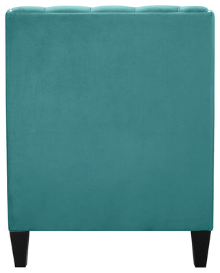 Norway Tufted Accent Chair with Nailhead Trim, Teal