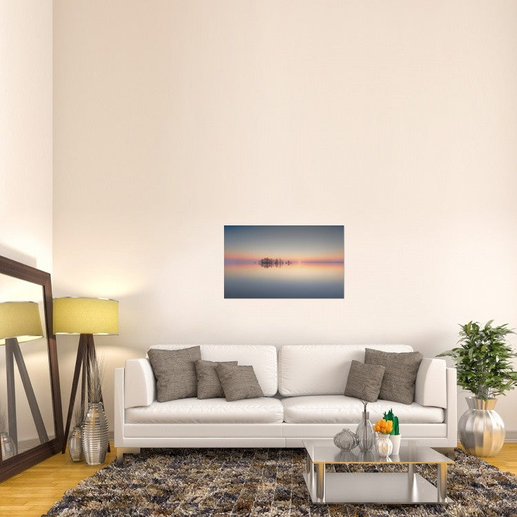 "Dawn At Lake Mattamuskeet" Stretched Canvas Giclee by Liyun Yu, 40x24"