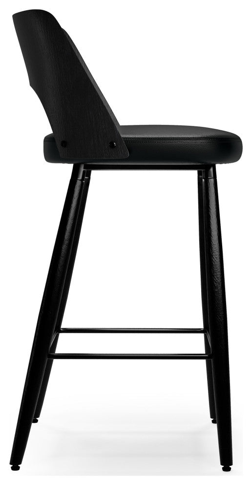 Callie Counter Height stool, Set of 2, Black