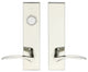 Crest Lever, Tubular Dummy Entry With Dummy Cylinder, Polished Stainless Steel