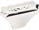 Jeffrey Alexander 457L-NI Solana Oblong Cabinet Knob, Polished Nickel