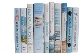 Decorative Books - Nautical Dust Jacket Book Bundle - 1 foot of Blue Books