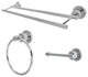Kingston Brass 3-Piece Bathroom Accessory Set, Polished Chrome