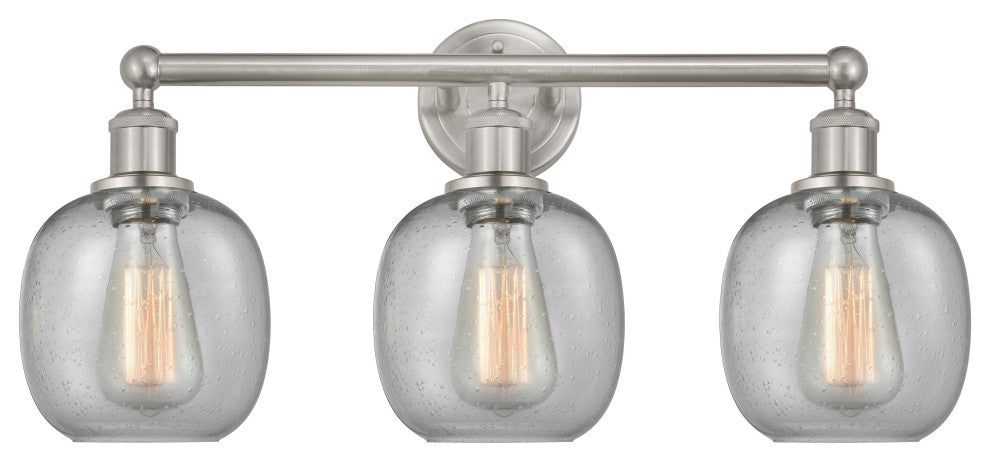 Innovations 616-3W-SN-G104 3 Light Bath Vanity Light, Brushed Satin Nickel