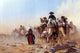 Jean-Leon Gerome Napoleon and His General Staff Wall Decal Print