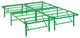 Horizon Full Stainless Steel Bed Frame, Green