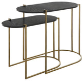 Uttermost Aztec Wood Nesting Tables, Set of 2
