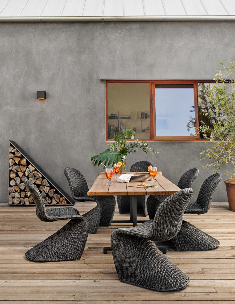 Nero Firewood Storage-Coated Gunmetal
