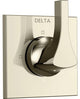 Delta Zura 3-Setting 2-Port Diverter Trim, Polished Nickel, T11874-PN