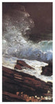 "Sunlight On The Coast (left)" Digital Paper Print by Winslow Homer, 20"x38"