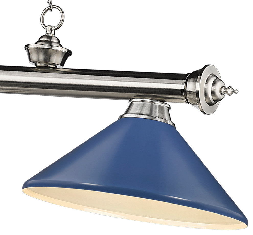 Zlite 2306-3BN-MNB 3-Light Billiard, Navy Blue