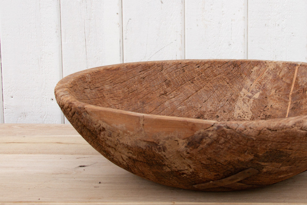 Grand French Farmhouse Dough Bowl