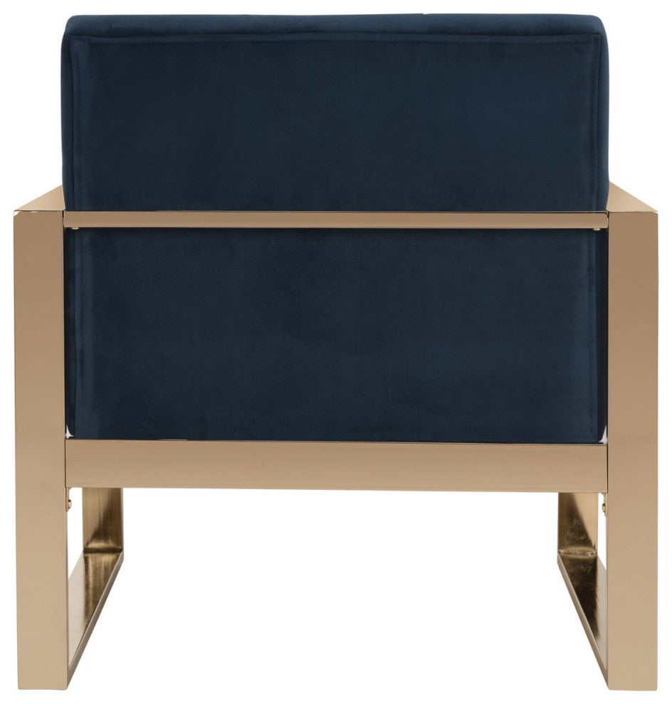 Safavieh Vasco Accent Chair, Navy