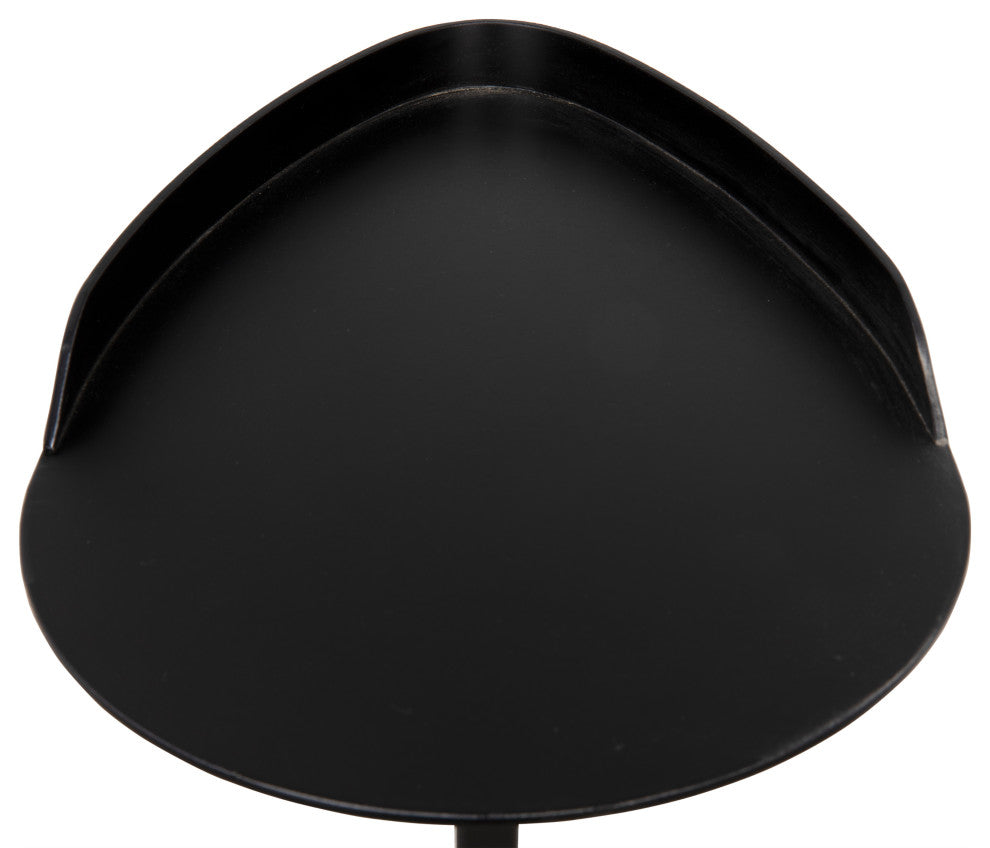 Golem Side Table, Black Steel