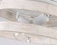 White Flush Mount Ceiling Light Fixture 2 Light Wood Drum Ceiling Lamp