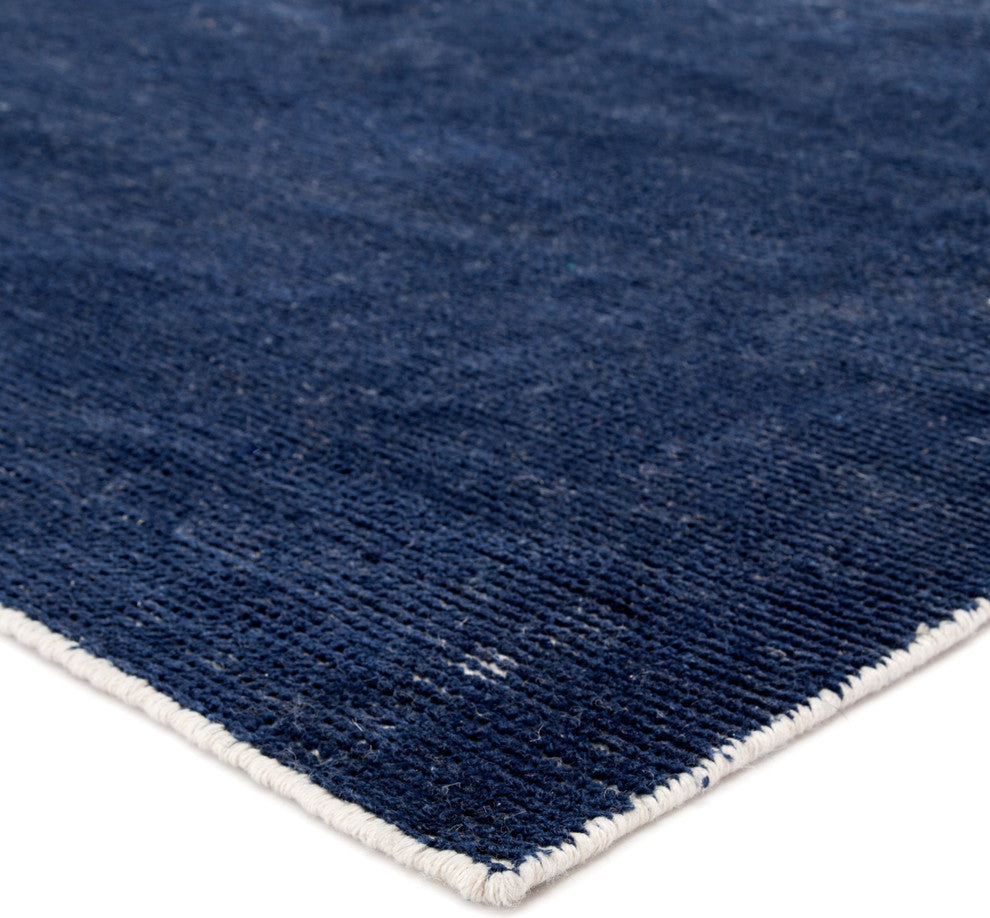 Jaipur Living Limon I-O Solid Blue Rug, 5''x8''
